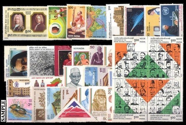 INDIA YEAR UNIT 1985-38 Mint Stamps