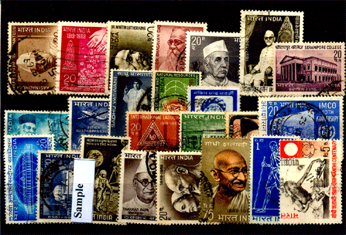 INDIA YEAR UNIT 1969 - 24 Different Stamps