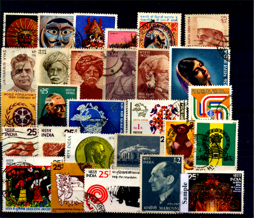 INDIA YEAR UNIT 1974 - 28 Different Used Stamps