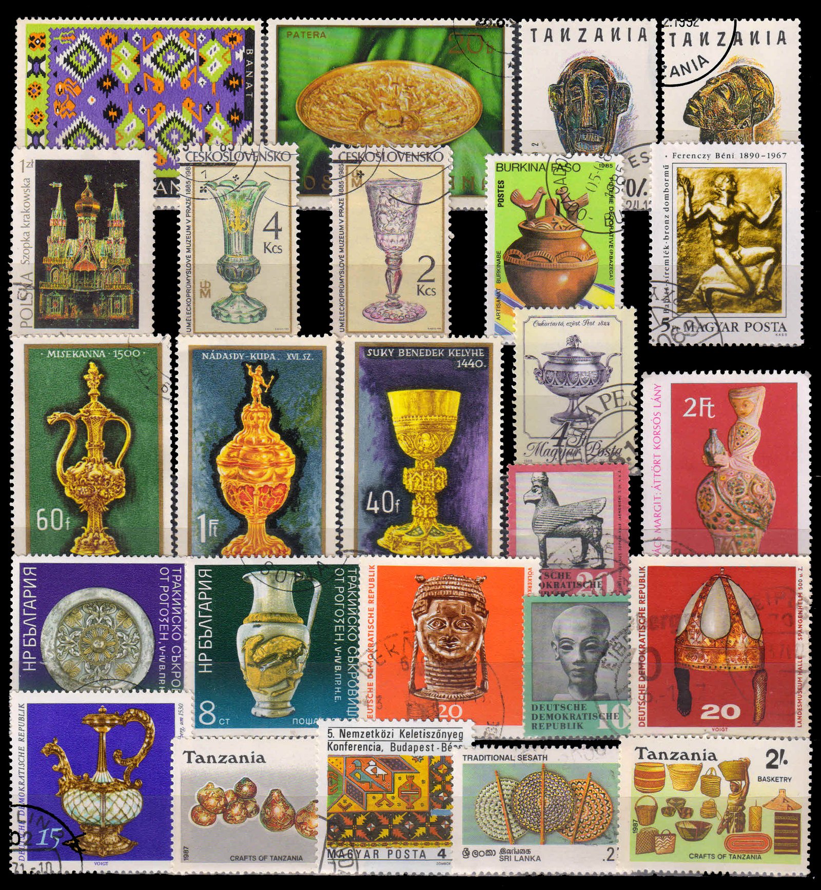 Artifacts 25 Different Stamps
