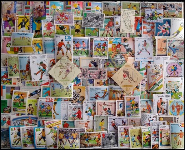 Football 200 Different Stamp
