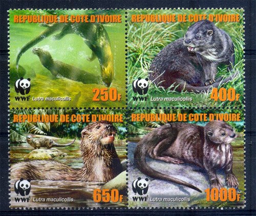 Ivory Coast 2006 - WWF, Nature, Flora & Fauna, Set of 4, MNH 