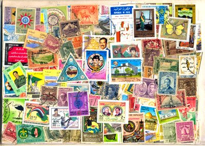 IRAQ 300 Different Used Stamps Large & Small, Pre 2002 Issues