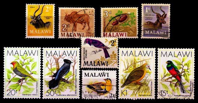 MALAWI 10 different small & large