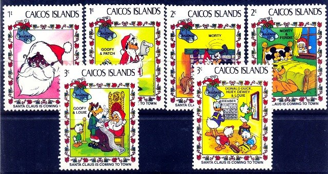 CAICOS ISLANDS 6 Different Extra Large