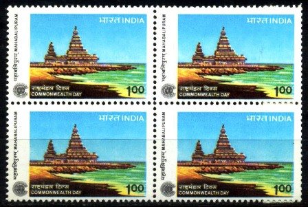 14-3-1983, Shore Temple Mahabalipuram, 1Re. S.G. 1080
