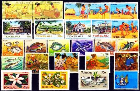 TOKELAU 25 All Different MNH Thematic Commemorative Genuine Stamps
