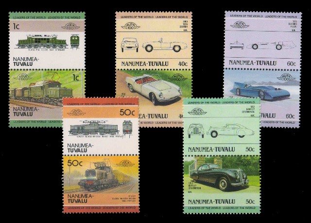 TUVALU NANUMEA - 10 Different, Mint and Large Stamps