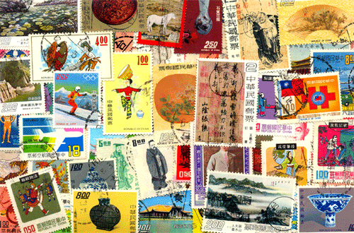 TAIWAN-150 Different Stamps ,Small & Large