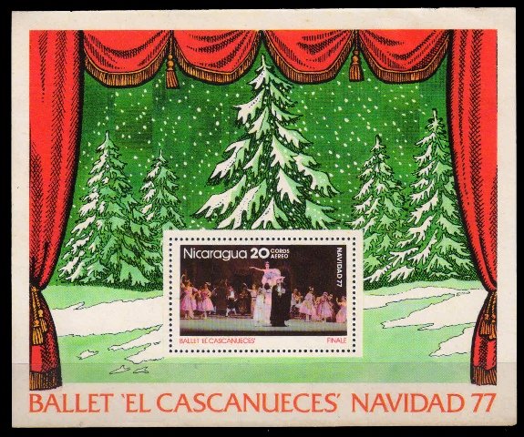 Nicaragua 1977, Christmas, Dance Finale, S.G. MS2135, MNH