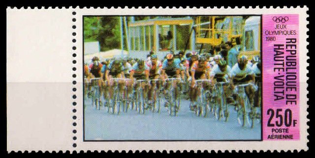 UPPER VOLTA 1980-Olympic Games, Moscow-Cycling-1 Value-MNH-S.G. 565