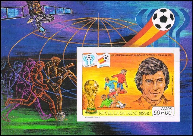 Guinea Bissau 1981, World Cup Football Championship, S.G. 662-667, Imperf M/Sheet, MNH