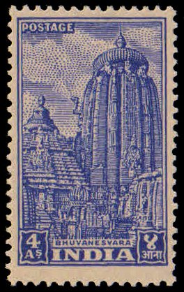 Lingaraja Temple-Blue-4 Anna-1 Value