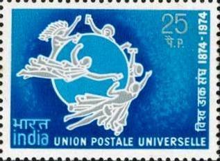 3-10-1974, Universal Postal Union Emblem, 25 P. S.G. 740. Phila 614