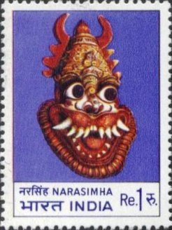 15-4-1974, Indian Mask-Ravana, 2Rs S.G. 709, Phila 601