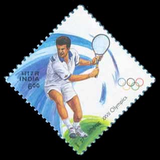 17-9-2000, Olympic Games, Sydney, Rs. 6-00, Tennis, S.G. 1948