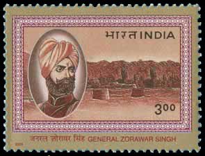 31-12-2000, General Zorawar Singh, Rs. 3-00 S.G. 1978