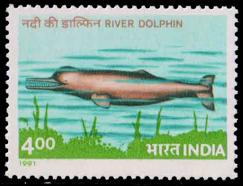 4-3-1991, River Dolphin, 4Rs. S.G. 1441, Phila 1269