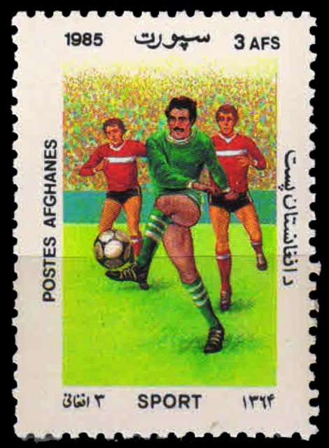 AFGHANISTAN 1985-Football Sport-1 Value-MNH-S.G. 1055