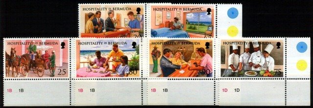 BERMUDA 1998-Hospitality in Bermuda-Set of 6-MNH-S.G. 809-814