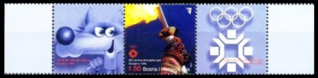 BOSNIA & HERZEGOVINA 2004-Winter Olympics-Sarajevo-1 Value-MNH-S.G. 770