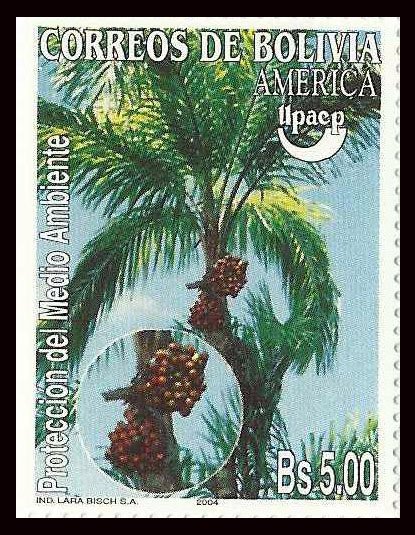 Bolivia 2004, Environmental Protection, Palm Tree, S.G. 1666, 1Value, MNH