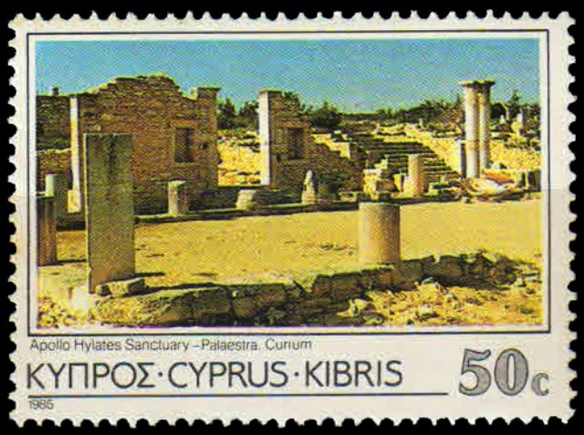 CYPRUS 1985, Apollo Hylates Sanctuery, Curium, Tourism, S.G. 660, 1 Value, MNH