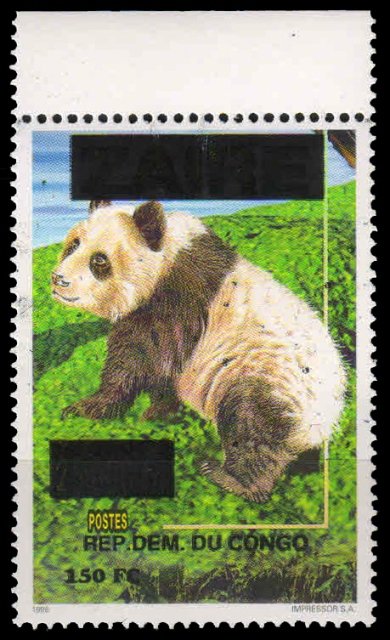 Congo, Democratic Republic 1997, Panda, 1Value, MNH