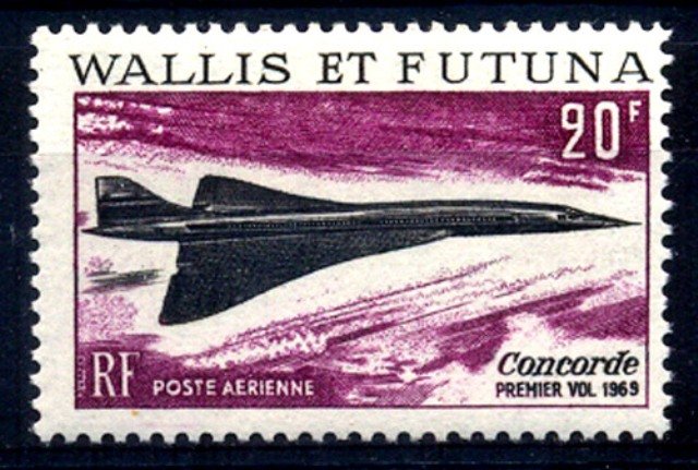 Wallis and Futana Island 1969, S.G.No 198, 1 Value, Ist Flight of Concorde Aircraft, MNH