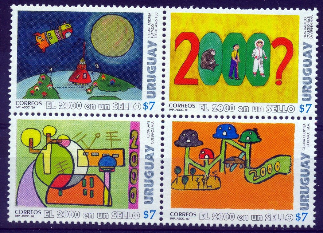 1999, Childrens Stamp design, paintings, S.G. No. 2531-34, Set of 4