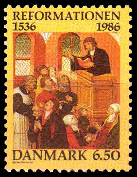 DENMARK 1986 - Thorslunde church, 1 Value MNH, S.G. 839
