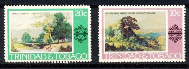 Trindad & Tobogo 1976, Paintings, Tree, S.G. 482-485, Set of 2, MNH