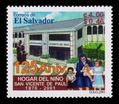 EL-SALAVADOR 2001 - Children Home-Nun and children, 1 Value MNH. SG No. 2574  