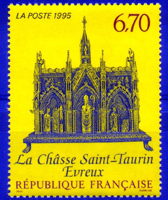 France 1995, Religuery of St. Taurin, Everlux, Art S.G. 3245, 1 Value, MNH