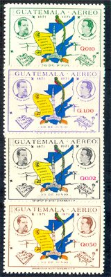 GUATEMALA 1971 - Liberal reforms Centenary, Set of 4, MNH, S.G. 909-12