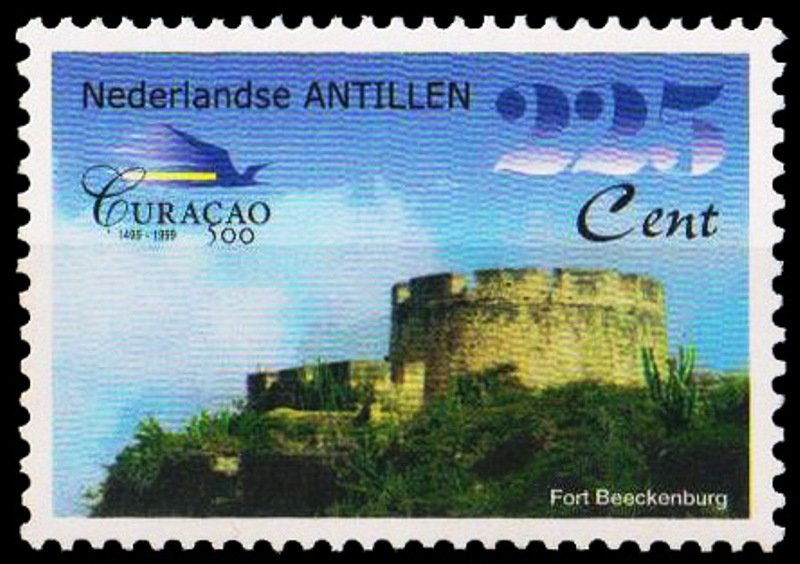 NETHERLANDS ANTILLES 1999-Fort Beeckenburg-caracasbaai-1 Value-MNH-S.G. 1327
