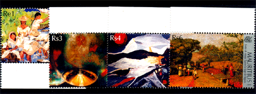 MAURITIUS 1999 - Local Artists , Painting , S.G. No. 1001 - 1004 , Set Of 4 , MNH