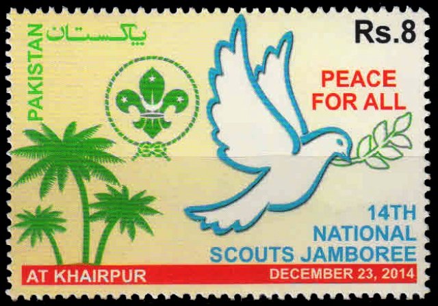 PAKISTAN 2014-Scout Jamboree-Peace for All-1 Value-MNH