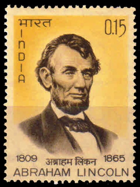 15-4-1965, Death centenary of Abraham Lincoln, 15 P. S.G.499
