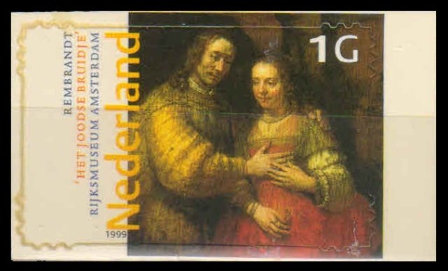 Netherland 1999, 17th Century Dutch Art, "The Jewish Bride" Rembran-dt-S.G. 1956, 1 Value, Self Adhesive-MNH