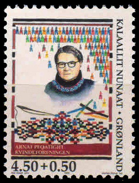 GREENLAND 1998-Kothrine Chemnitz, Founder of Women's Society of Greenland, 1 Value, MNH, S.G. 336