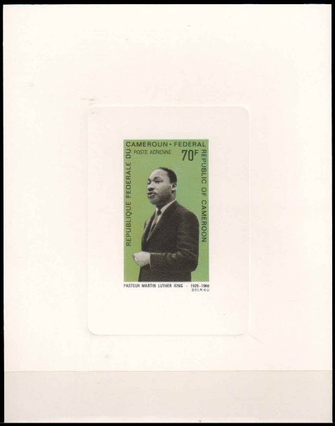 CAMEROUN 1968-Martin Luther King, A Postles of Peace-Imperf Deluxe Sheet, MNH, Condition As per Scan-S.G. 516