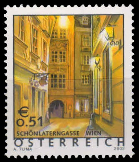 AUSTRIA 2002-Tourism, House of the Basilisk, Vienna, 1 Value, MNH,  S.G. 2615