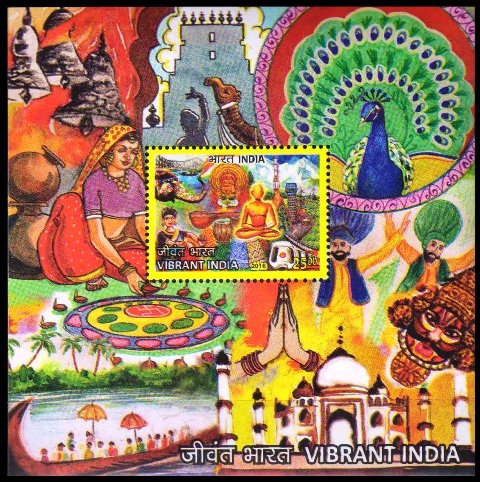 2016-Vibrant India, Music, Taj Mahal, Dance, Peacock