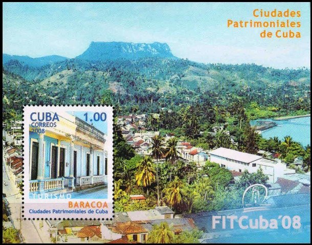 CUBA 2008-Tourism, Baracoa Heritage Towns, Imperf Souvenir Sheet, MNH, S.G. MS 5204