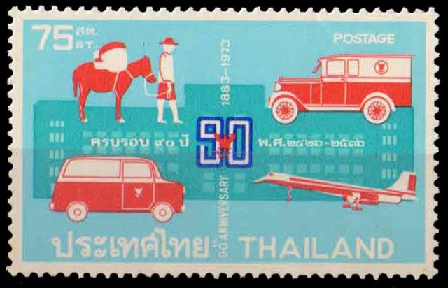 THAILAND 1973-Thai Postal Services, 1 Value, MNH, S.G. 768