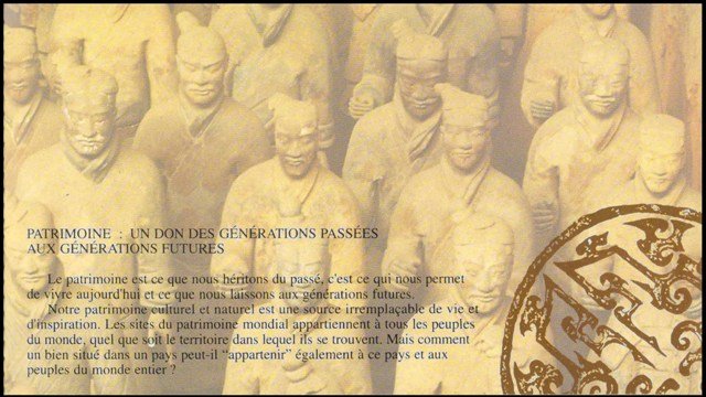 UNITED NATIONS 1997-Booklet, World Heritage Convention, Terracotta, Warriors from Emperor Qin Shi Huang's Tomb, Xian, China, S.G. G 324 to G 329 x 4, MNH, Cat � 12.00
