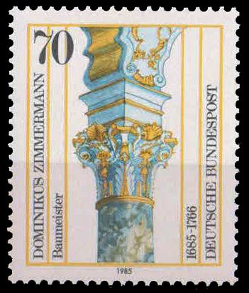 Germany1985, "Wies" Church, Dominikus, Architect, 1 Value, MNH,S.G. 2099