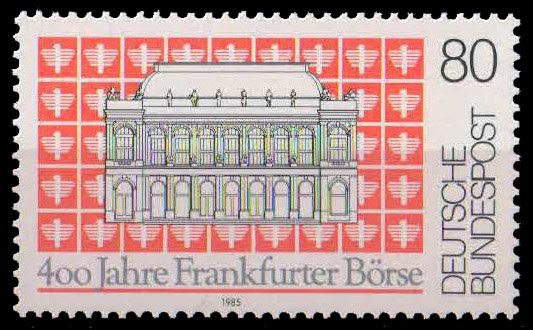 Germany 1985, Frankfurt Stock Exchange, Building, 1 Value, MNH, S.G. 2106
