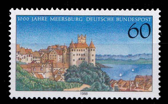 Germany 1988, Millenary Of Meersburg, 1 Value,MNH, S.G. 2247